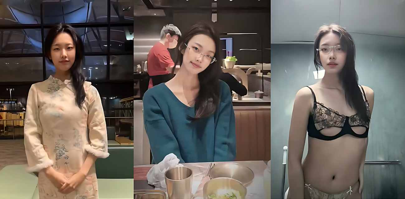 温柔眼镜娘【角落里的鼠鼠】第二弹，露脸深情舔屌金主调教开肛狂操